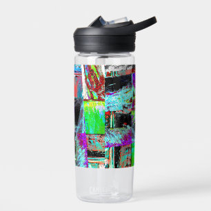 Agua Botella de agua: cuadrícula abstracta