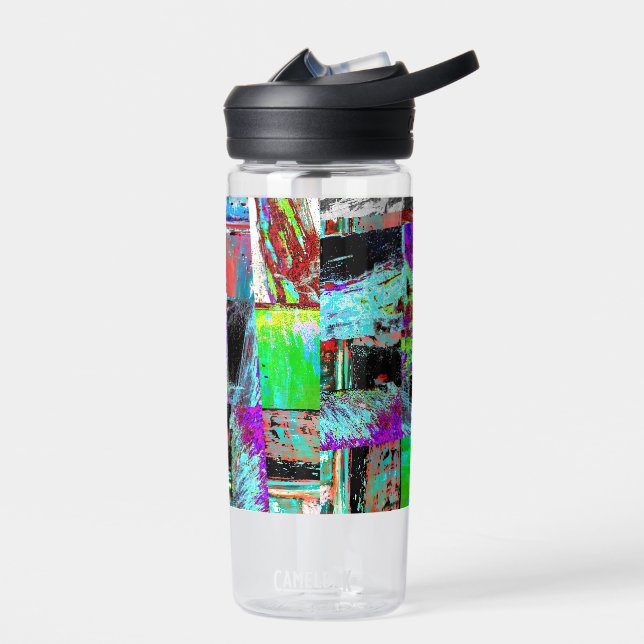 Agua Botella de agua: cuadrícula abstracta (Izquierdo)