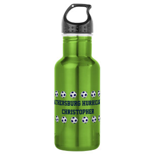 Agua Botella de agua, equipo de fútbol personalizado,