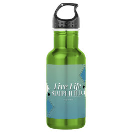 Agua Botella de agua/termo Live Life Simplified