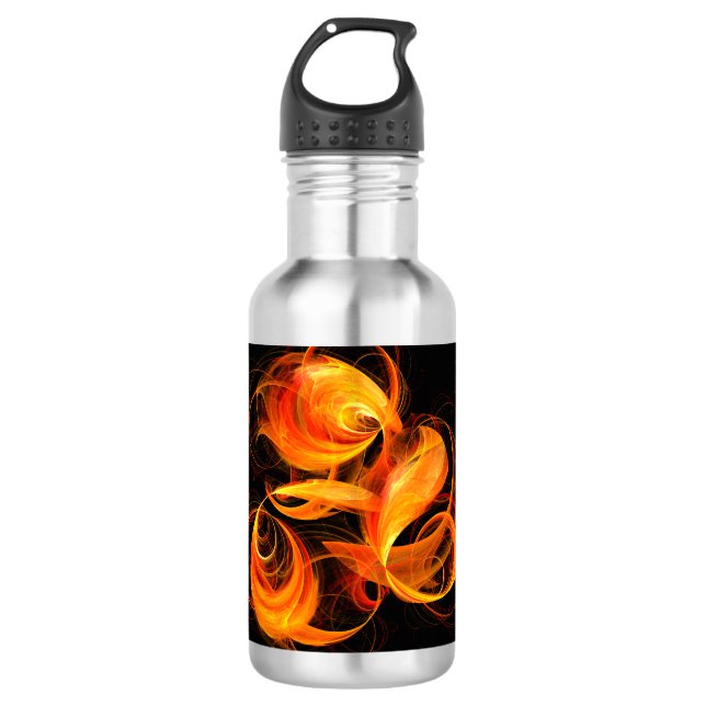 Agua Botella de arte de resumen de bola de fuego (Anverso)