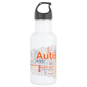 Agua Botella de autismo Libertad