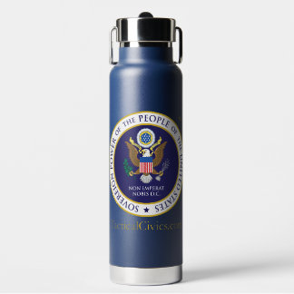 Agua Botella de bebida aislada Tactical Civics™