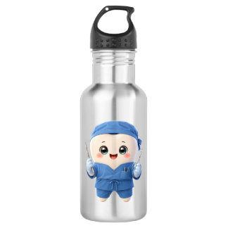 Agua Botella de cirujano dental linda – Regalo divertid