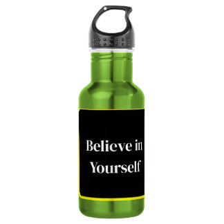 Agua Botella de Cita Inspiradora