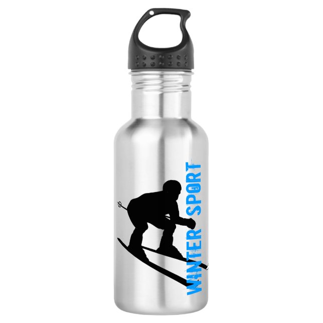 Agua Botella de esquí Winter Sport 2 (Anverso)