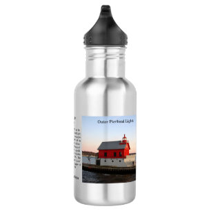 Agua Botella de historia de las luces del Grand Haven S