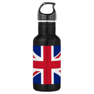 Agua Botella de la bandera británica de la libertad
