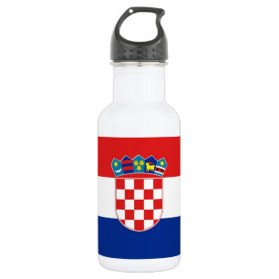 Agua Botella de la bandera croata de la libertad