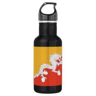Agua Botella de la bandera de Bután para la libertad