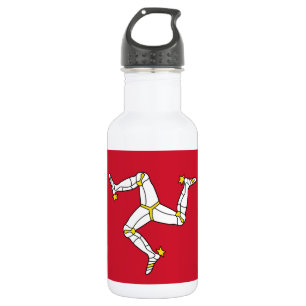 Agua Botella de la bandera de la Isla de Man Liberty