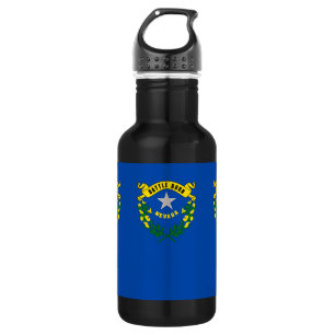 Agua Botella de la bandera del estado de Nevada para la