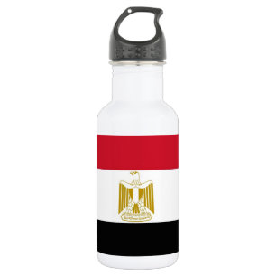 Agua Botella de la bandera egipcia de la libertad