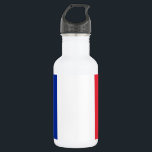 Agua Botella de la bandera francesa de la libertad<br><div class="desc">Manténgase fresco en estilo con nuestra exclusiva botella de libertad con la bandera de Francia. Esta botella de libertad, elaborada con meticulosa atención a los detalles, no es sólo un accesorio práctico; es una celebración de la cultura y el patrimonio francés. El diseño vibrante destaca la emblemática bandera francesa, haciendo...</div>