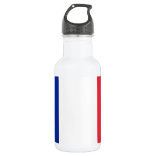 Agua Botella de la bandera francesa de la libertad