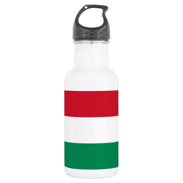 Agua Botella de la bandera húngara de la libertad (Anverso)