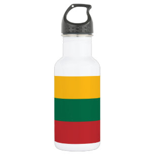 Agua Botella de la bandera lituana de libertad
