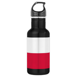 Agua Botella de la bandera polaca de la libertad
