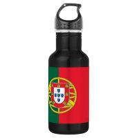 Botella de la bandera portuguesa de la libertad