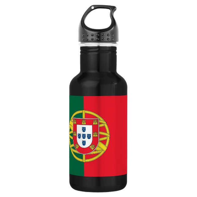 Agua Botella de la bandera portuguesa de la libertad (Anverso)