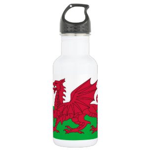 Agua Botella de la Libertad de la Bandera de Gales