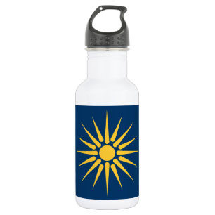 Agua Botella de la Libertad de la Bandera de Macedonia