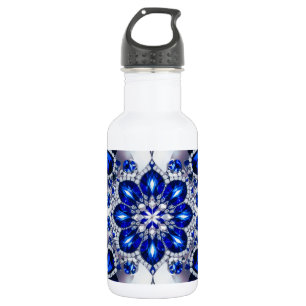 Agua Botella de libertad Colores azules blancos