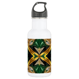 Agua Botella de libertad Colores jamaiquinos