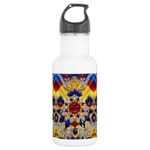 Agua Botella de libertad Colores rumanos