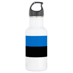 Agua Botella de libertad con bandera de Estonia