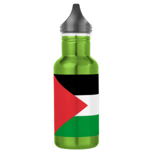 Agua Botella de libertad con bandera de Palestina