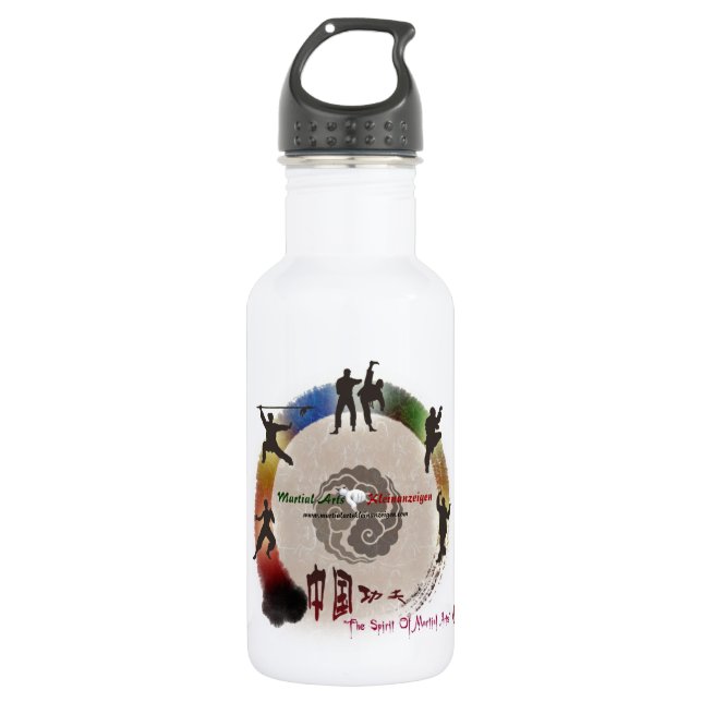 Agua Botella de libertad de artes marciales (Anverso)