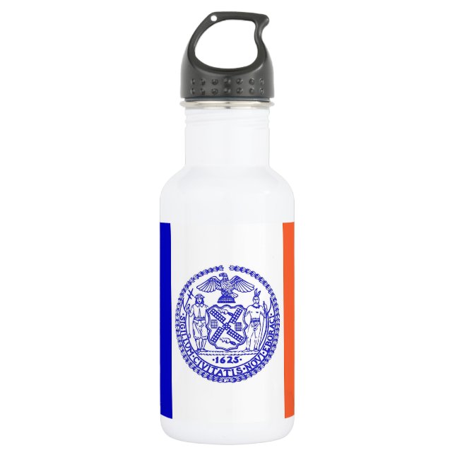 Agua Botella de libertad de la bandera de Nueva York (Anverso)