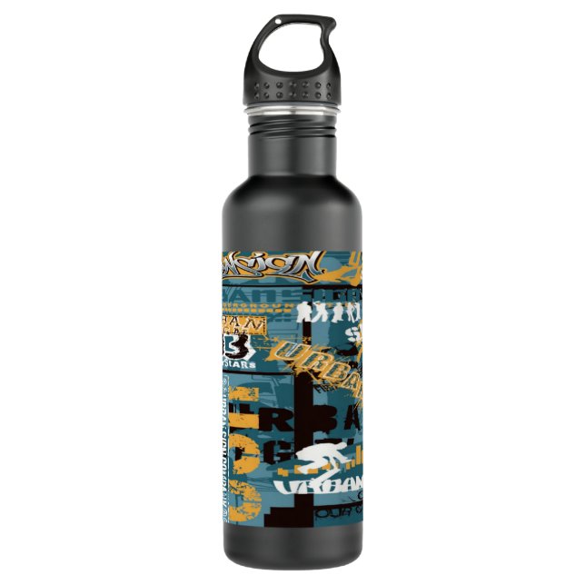 Agua Botella de libertad de Rótulo urbano (Anverso)