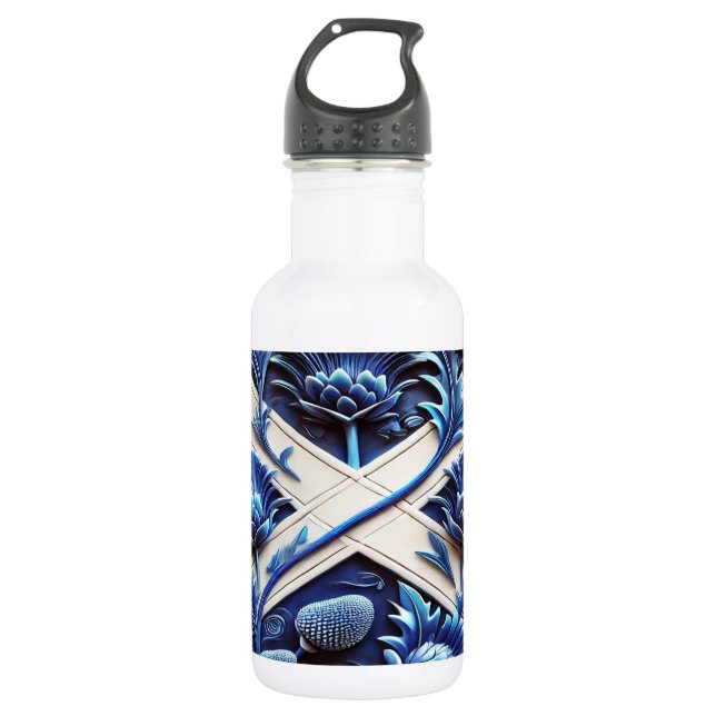 Agua Botella de libertad Thistles de Escocia (Anverso)