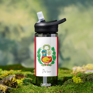 Agua Botella de Perú, bandera patriótica peruana