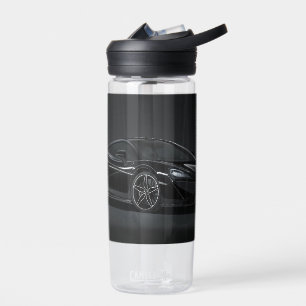 Agua Botella de plástico con McLaren negro