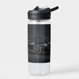 Agua Botella de plástico con McLaren negro
