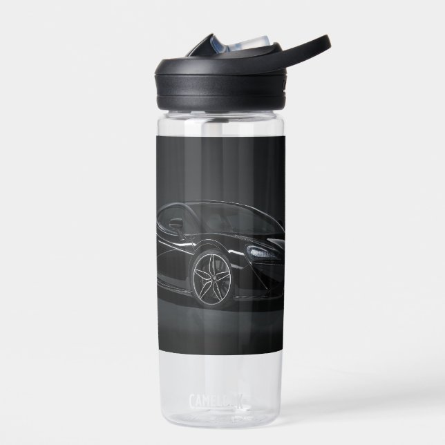 Agua Botella de plástico con McLaren negro (Izquierdo)