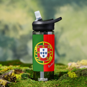 Agua Botella de Portugal, bandera patriótica portuguesa