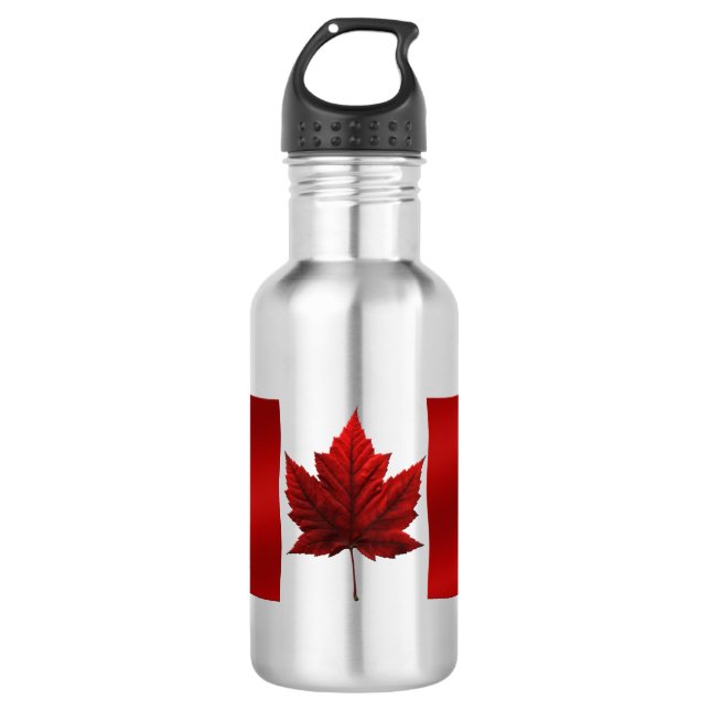 Agua Botella de recuerdo de la bandera de Canadá (Anverso)