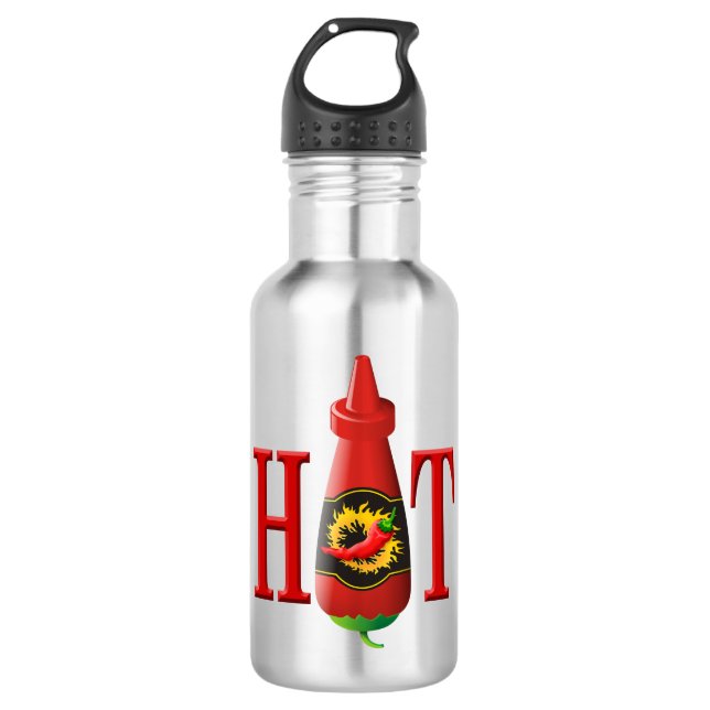 Agua Botella de salsa picante (Anverso)