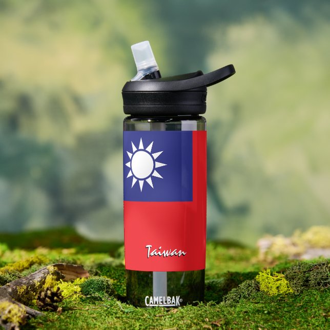 Agua Botella de Taiwán, bandera taiwanesa patriótica (Exterior)