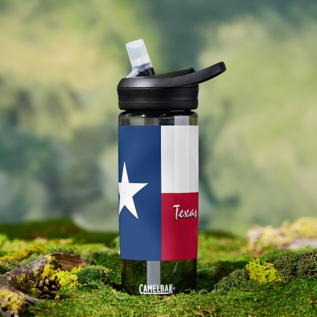 Agua Botella de Texas, bandera patriótica de Texas (Exterior)