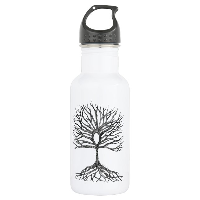Agua Botella del árbol de la vida (Anverso)