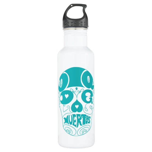 Agua botella del cráneo del diámetro De Los Muertos (Anverso)