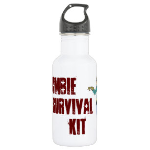 Agua Botella del equipo de supervivencia del zombi