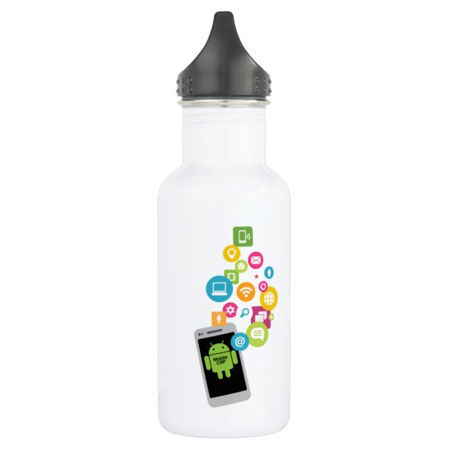 Agua Botella móvil del inventor de CSP App (Izquierda)