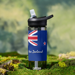 Agua Botella neozelandesa, bandera patriótica de Nueva
