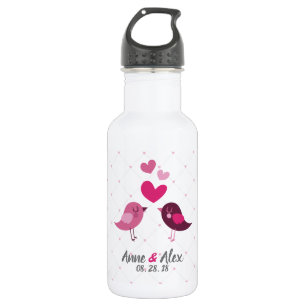 Agua Botella personalizada del aniversario de boda de
